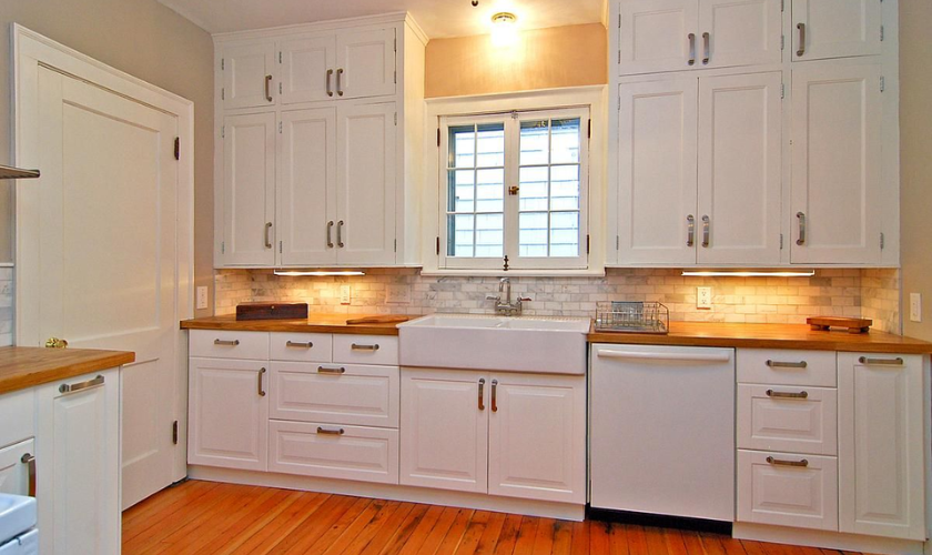 The Secret to Keeping White Kitchen Cabinets Looking Pristine